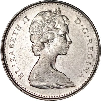 Canadian Canadian 1977 10 Cent Value