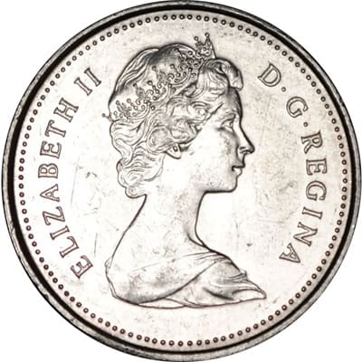 Canadian Canadian 1980 10 Cent Value