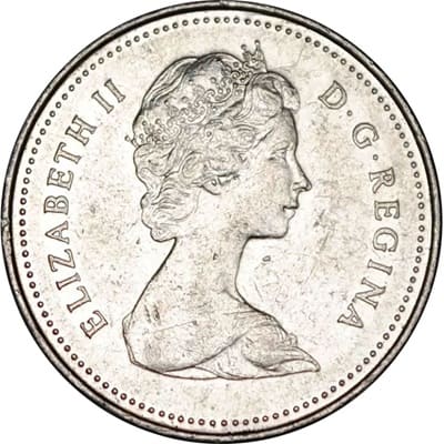 Canadian Canadian 1982 10 Cent Value