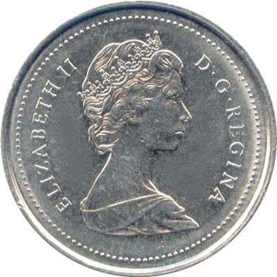 Canadian Canadian 1985 10 Cent Value