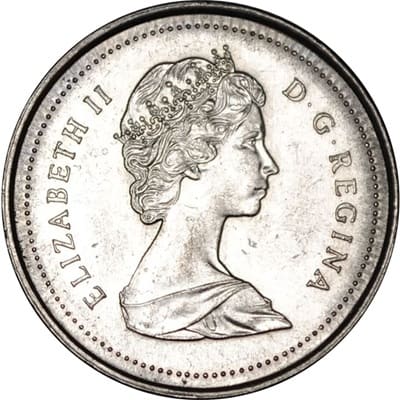 Canadian Canadian 1986 10 Cent Value