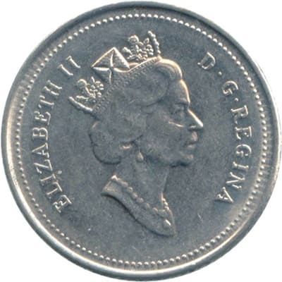 Canadian Canadian 1990 10 Cent Value