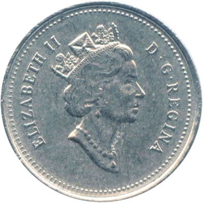 Canadian Canadian 1992 10 Cent Value