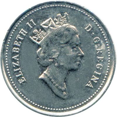 Canadian Canadian 1993 10 Cent Value