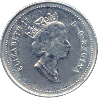 Canadian Canadian 1994 10 Cent Value