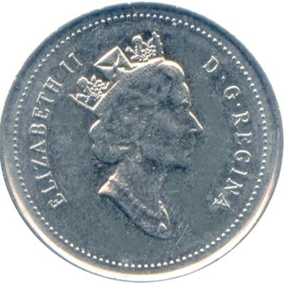 Canadian Canadian 1997 10 Cent Value