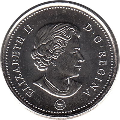 Canadian Canadian 2015 10 Cent Value
