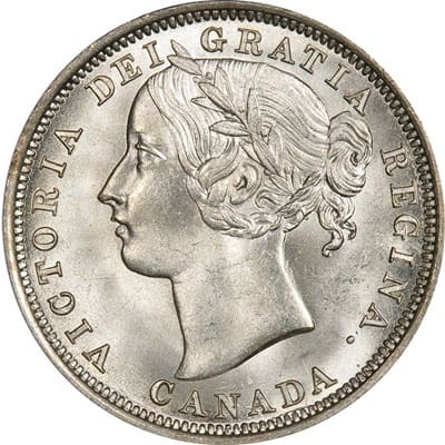 Canadian 1858 20 Cent Value