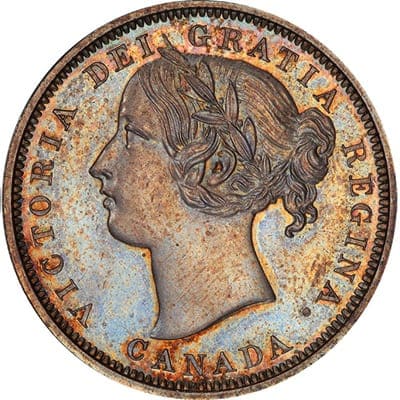 Canadian 1871 20 Cent Value