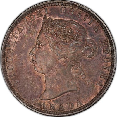 Canadian 1883 20 Cent Value