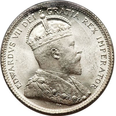 Canadian Canadian 1903 25 Cent Value