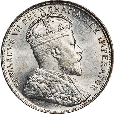 Canadian Canadian 1904 25 Cent Value
