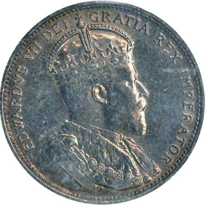 Canadian Canadian 1905 25 Cent Value