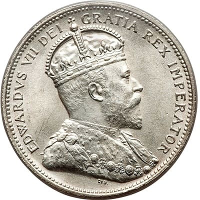 Canadian Canadian 1909 25 Cent Value