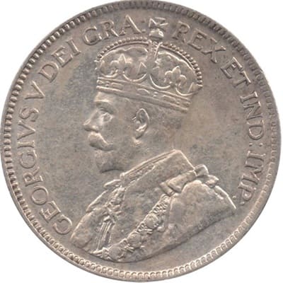 Canadian Canadian 1929 25 Cent Value