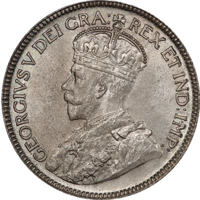 Canadian Canadian 1930 25 Cent Value