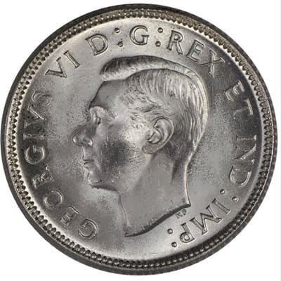 Canadian Canadian 1937 25 Cent Value