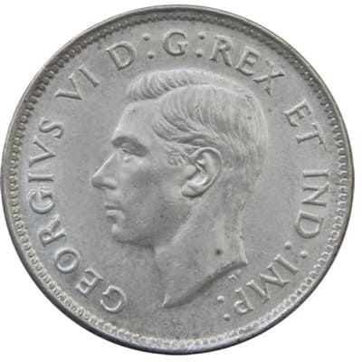 Canadian Canadian 1944 25 Cent Value