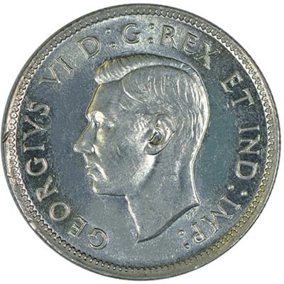Canadian Canadian 1947 25 Cent Value