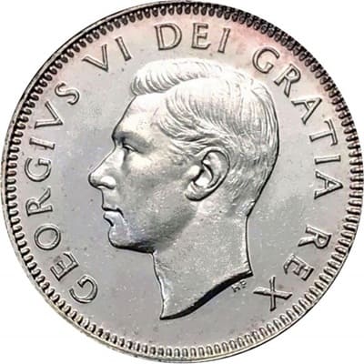 Canadian Canadian 1948 25 Cent Value