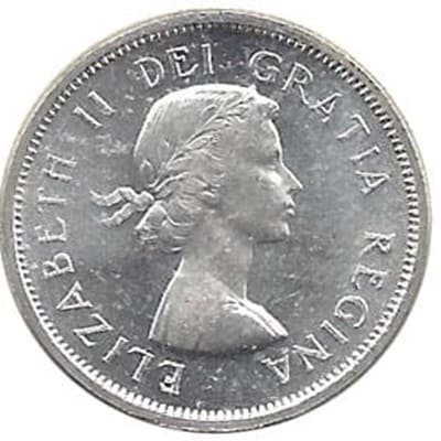 Canadian Canadian 1961 25 Cent Value