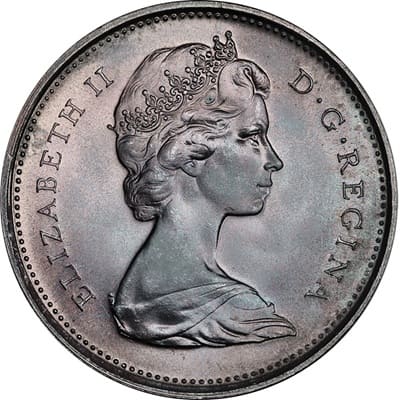 Canadian Canadian 1967 25 Cent Value