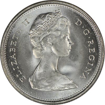 Canadian Canadian 1968 25 Cent Value