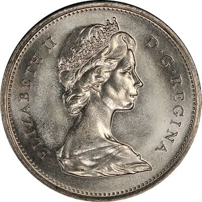 Canadian Canadian 1970 25 Cent Value