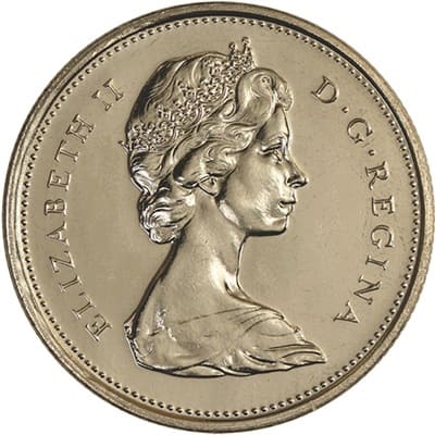 Canadian Canadian 1972 25 Cent Value