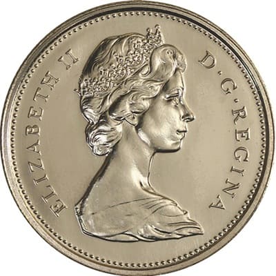 Canadian Canadian 1974 25 Cent Value