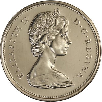 Canadian Canadian 1975 25 Cent Value