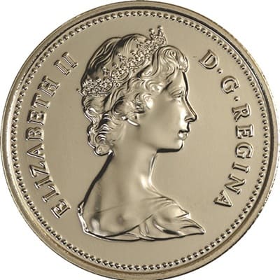 Canadian Canadian 1980 25 Cent Value