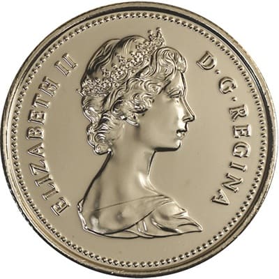 Canadian Canadian 1983 25 Cent Value