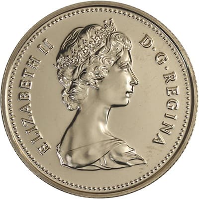 Canadian Canadian 1984 25 Cent Value