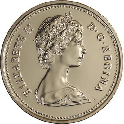 Canadian Canadian 1986 25 Cent Value