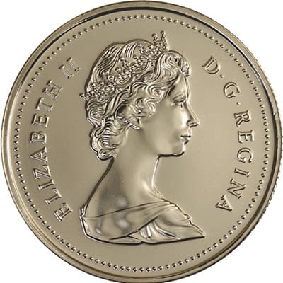 Canadian Canadian 1989 25 Cent Value