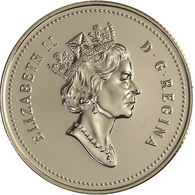 Canadian Canadian 1990 25 Cent Value