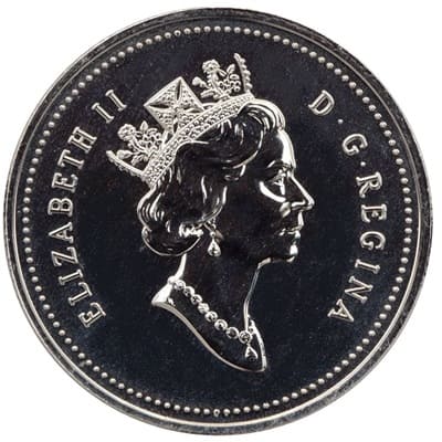 Canadian Canadian 1992 25 Cent Value