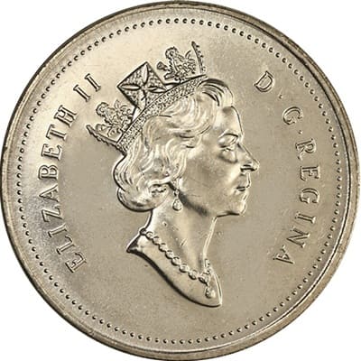 Canadian Canadian 1993 25 Cent Value