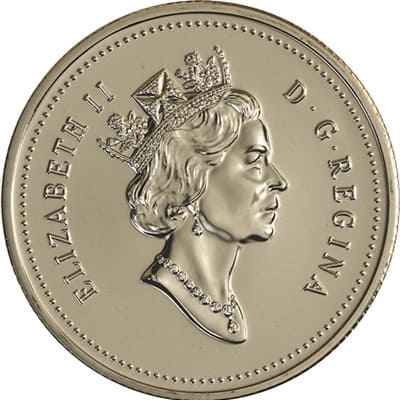 Canadian Canadian 1994 25 Cent Value