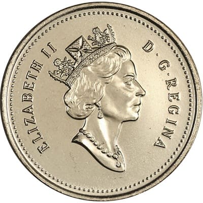 Canadian Canadian 2001 25 Cent Value