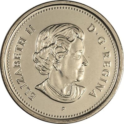 Canadian Canadian 2004 25 Cent Value