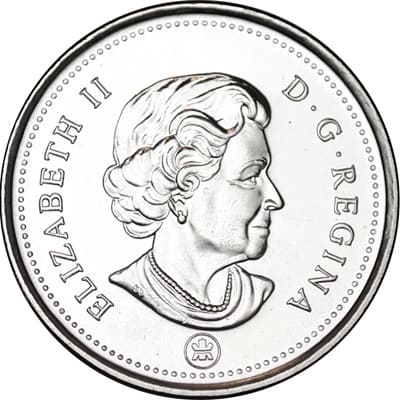 Canadian Canadian 2008 25 Cent Value