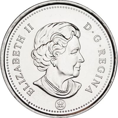 Canadian Canadian 2010 25 Cent Value