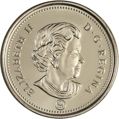 Canadian Canadian 2011 25 Cent Value