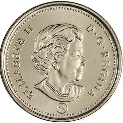 Canadian Canadian 2012 25 Cent Value