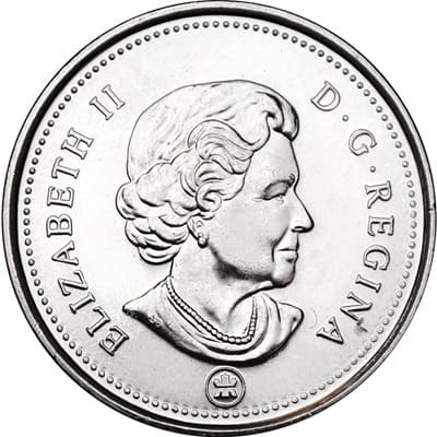 Canadian Canadian 2014 25 Cent Value