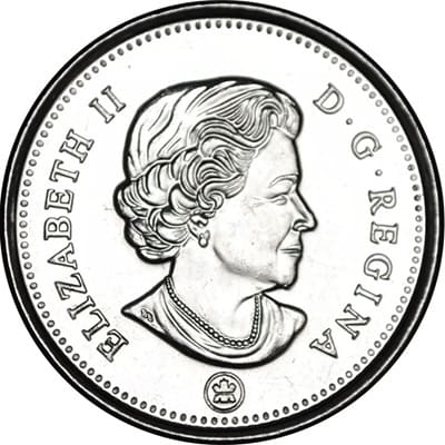 Canadian Canadian 2016 25 Cent Value