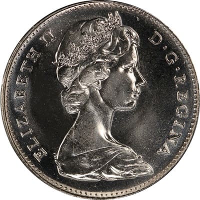 Canadian Canadian 1967 Five Cent Value