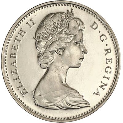 Canadian Canadian 1969 Five Cent Value